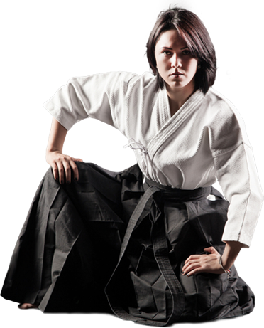 student sitting in seiza